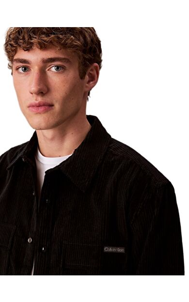 Calvin Klein LV04RD106 Ls Corduroy Pocket Relaxed Erkek Gömlek