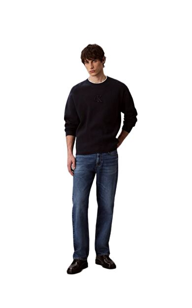 Calvin Klein LV04RD300 Ls Embossed Logok Erkek Sweatshirt