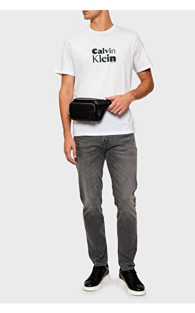 Calvin Klein LV04RD820 Ss 30S Eu Calvin Klein Bold Grap Erkek Tişört