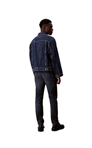 Calvin Klein LV04RD914 Slim Taper Dark Crescent Thermo Erkek Denim Pantolon