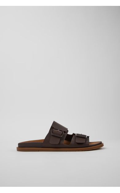 CAMPER Lluc Sandal erkek kahverengi deri sandalet K101091-002