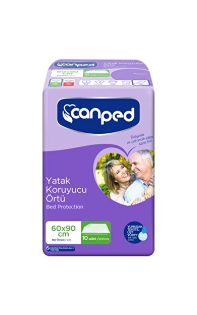 Canped Yatak Koruyucu Örtü 60 X 90 Cm 10 Lu