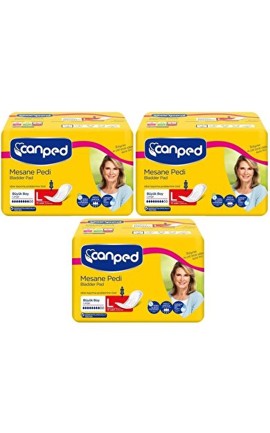 Canped Mesane Pedi Klasik L - Large - Büyük Boy 30 Adet (3Pk*10)