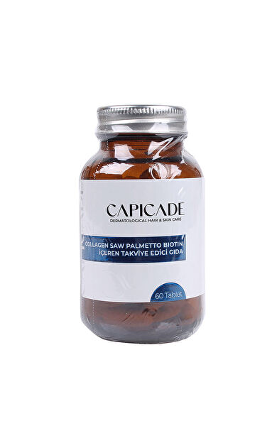 Capicade Collagen Saw Palmetto Biotin İçeren Takviye Edici Gıda 60 Tablet