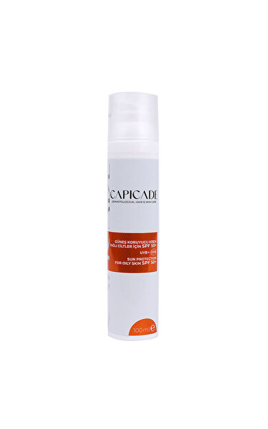 Capicade SPF50+ Güneş Koruyucu Krem 100 ml - Düzensiz ve Yağlı Ciltler