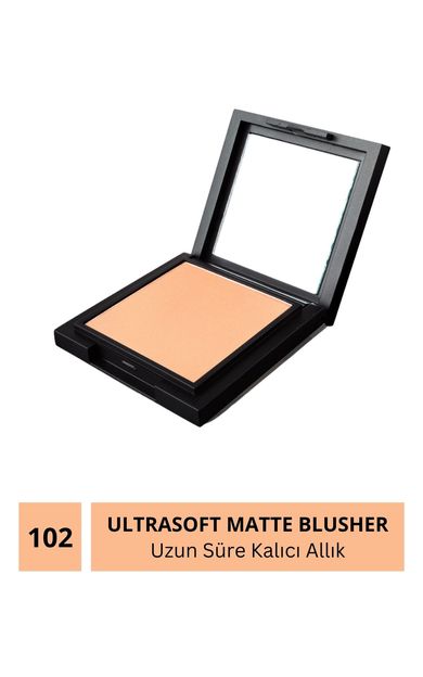 Carla Professional Make Up Ultra Yumuşak Mat Toz Blusher Allık Açık Şeftali - No: 102 AÇIK ŞEFTALİ