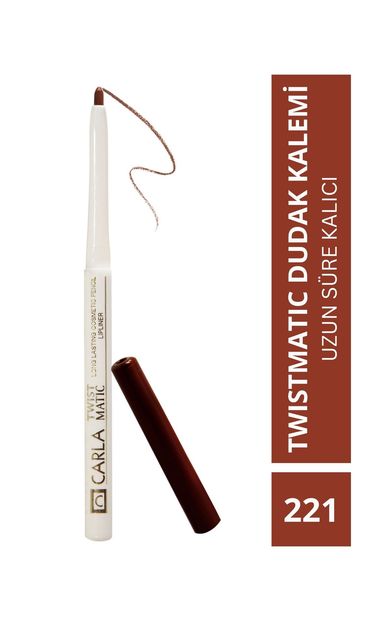 Carla Professional Make Up Uzun Süre Kalıcı Dudak Kalemi Twistmatic Long Lasting Lipliner 1,15 gr No: 221 