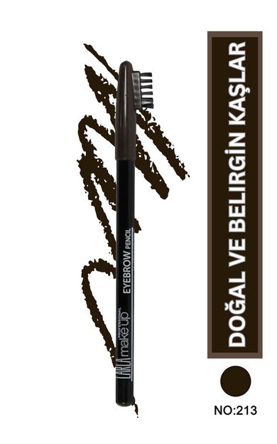 Carla Professional Make Up Özel Fırça Kapaklı Kaş Kalemi (Hot Chocolate) - Eyebrow Pencil No: 213 HOT CHOCOLATE