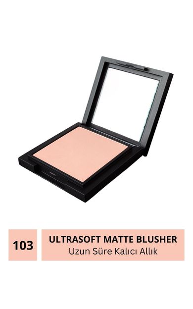 Carla Professional Make Up Ultra Yumuşak Mat Toz Blusher Allık Şeftali No: 103 ORTA ŞEFTALİ