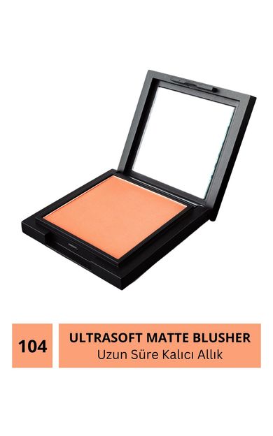 Carla Professional Make Up Ultra Yumuşak Mat Toz Blusher Allık Açık Pembe No: 104 