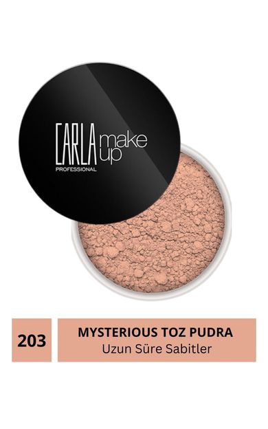 Carla Professional Make Up Toz Pudra - Mysterious Powder Koyu - Pembe No: 203 KOYU