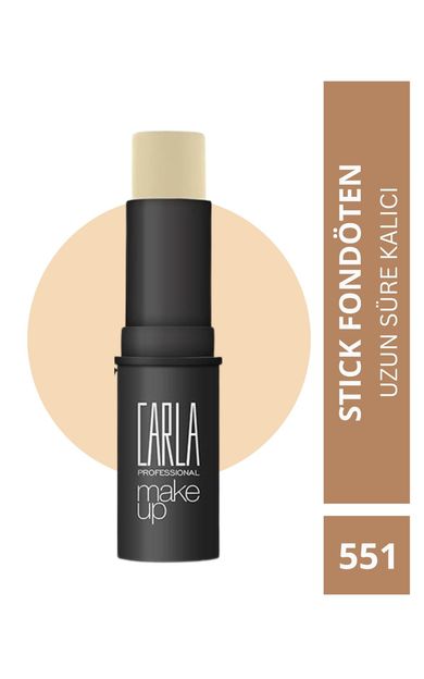 Carla Professional Make Up Fondöten Stick - Stick Foundation No:551 Orta
