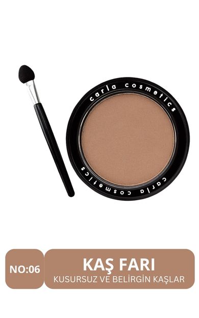 Carla Professional Make Up Kaş Farı - Eyebrow Powder Shadow Açık Toprak- No: 06 AÇIK TOPRAK