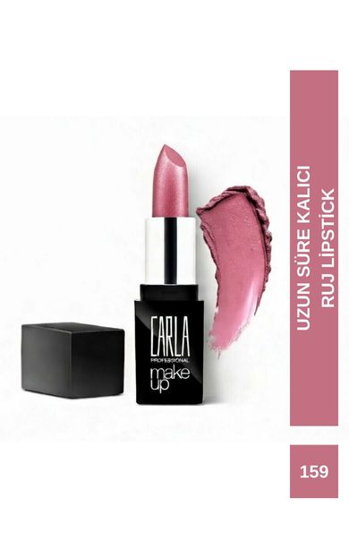 Carla Professional Make Up Nemlendiricili Işıltılı Saten Bitişli Ruj – LumiCare Lipstick No: 159 MÜRDÜM