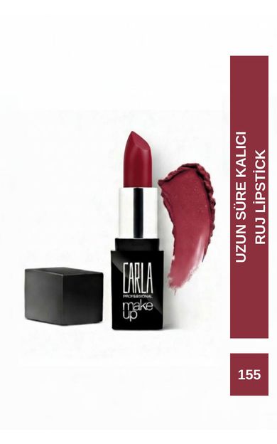 Carla Professional Make Up Nemlendiricili Işıltılı Saten Bitişli Ruj – LumiCare Lipstick No: 155 KOYU PEMBE