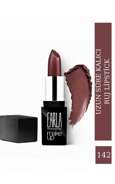 Carla Professional Make Up Nemlendiricili Işıltılı Saten Bitişli Ruj – LumiCare Lipstick No: 142 Koyu Nar Çiçeği