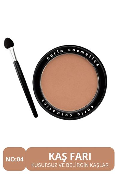 Carla Professional Make Up Kaş Farı - Eyebrow Powder Shadow Toprak - No: 04 TOPRAK