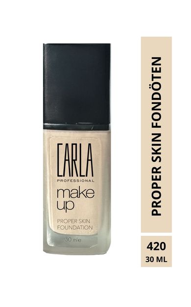 Carla Professional Make Up Fondöten - Proper Skin Foundation 30 ml NO:420 TEN