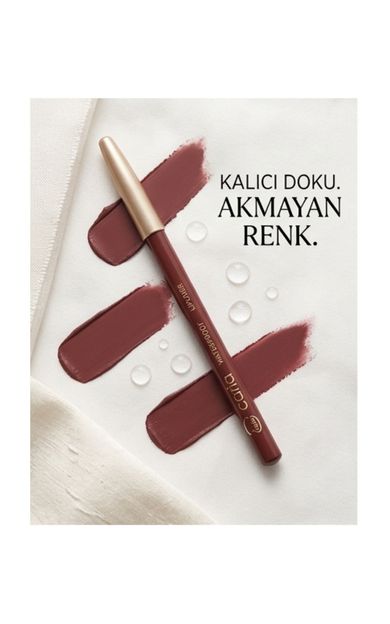 CARLA Suya Dayanıklı Dudak Kalemi - Waterproof Lipliner No.21 Açık Kahverengi