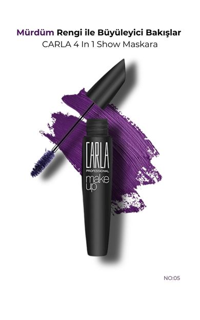 CARLA 4 In 1 Show Maskara Mürdüm 7,5 ml - No: 05 KOBALT MAVİSİ