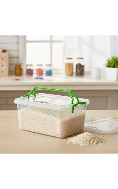 #SaklamaKabı Geniş Hacim Şeffaf Dayanıklı Pratik Mutfak Düzenleyici Çok Amaçlı 5 lt Saklama Kabı