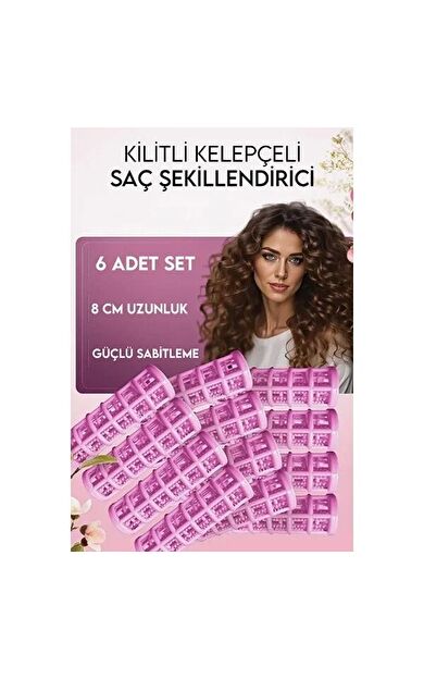 #BigudiSeti Hacimli Belirgin Bukleler Isı Kullanmadan Pratik Saç Şekillendirme 6'lı Bigudi Seti