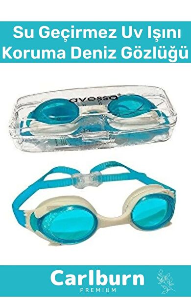 Deluxe Ayarlanabilir Kayış Su Geçirmez Uv Işını Koruma Silikon Plastik Antifog Çocuk Deniz Gözlüğü