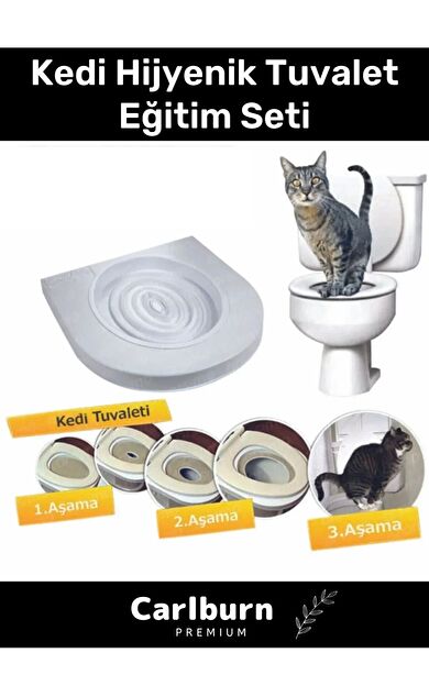Özel Üretim Klozet Alıştırma Kapağı Kum Kabı Wc Yavru Yetişkin Kedi Hijyenik Tuvalet Eğitim Seti