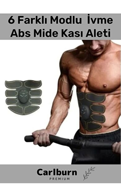 Özel Üretim 6 Farklı Modlu Kumandalı Pedli Ritim Yumuşak İvme Six Pad Abs Mide Kası Aleti