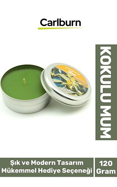 Özel Üretim Aromaterapi Arınma Huzur Meditasyon Yoga Esans Dekoratif Mum Oda Kokusu 120G Teneke Kutu