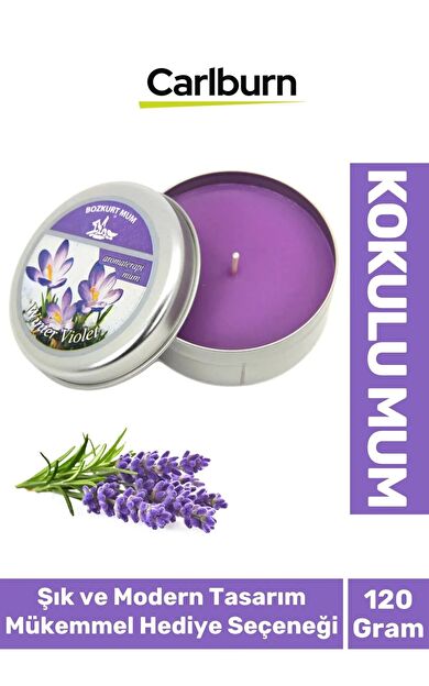 Özel Üretim Aromaterapi Arınma Huzur Meditasyon Yoga Esans Dekoratif Mum Oda Kokusu 120G Teneke Kutu