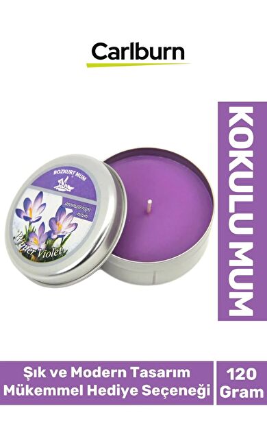 Özel Üretim Aromaterapi Arınma Huzur Meditasyon Yoga Esans Dekoratif Mum Oda Kokusu 120G Teneke Kutu