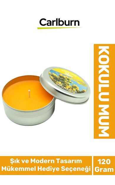 Özel Üretim Aromaterapi Arınma Huzur Meditasyon Yoga Esans Dekoratif Mum Oda Kokusu 120G Teneke Kutu