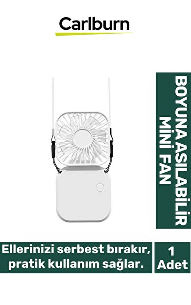 Özel Taşınabilir Şarjlı Güçlü Yüksek Kaliteli Sessiz Hava Soğutucu Üflemeli Mini Boyun Vantilatör