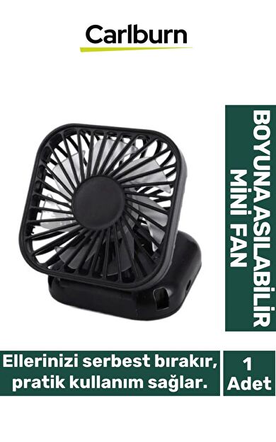 Özel Taşınabilir Şarjlı Güçlü Yüksek Kaliteli Sessiz Hava Soğutucu Üflemeli Mini Boyun Vantilatör