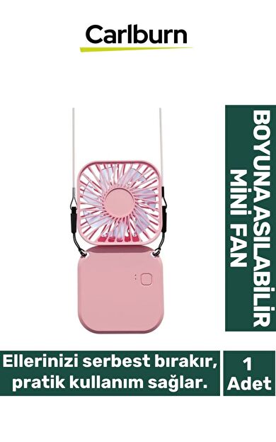 Özel Taşınabilir Şarjlı Güçlü Yüksek Kaliteli Sessiz Hava Soğutucu Üflemeli Mini Boyun Vantilatör