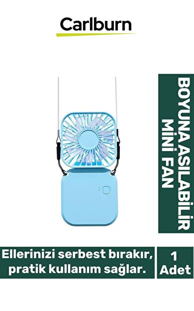 Özel Taşınabilir Şarjlı Güçlü Yüksek Kaliteli Sessiz Hava Soğutucu Üflemeli Mini Boyun Vantilatör