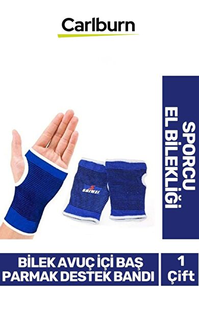 Özel Üretim Elastik Bilek Avuç İçi Baş Parmak Destek Bandı Sporcu El Bilekliği