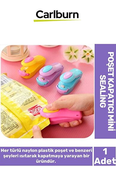 Özel Üretim Yiyecek Sebze Tazeliği Koruma Sağlayan Zararsız Pili Poşet Kapatıcı Mini Sealing