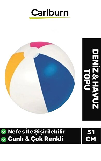 Özel Üretim Dilimli Canlı Çok Renkli Nefes Şişirilen Vinil Malzeme Üretimi 51 cm Deniz Havuz Su Topu