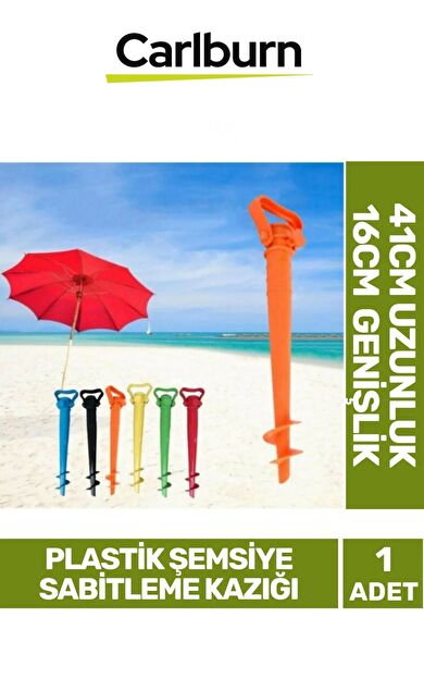 Özel Tasarım Dayanıklı Plastik 41cm Uzunluk 16cm Genişlik Plastik Şemsiye Sabitleme Kazığı
