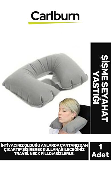 Özel Üretim Kamp Yolculuk Seyahat Uçak Otobüs Araba Dayanıklı Şişme Seyahat Yastığı