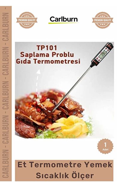 Özel Üretim Dijital Hassas Prob Paslanmaz Çelik Gıda Süt Mama Et Termometre Yemek Sıcaklık Ölçer