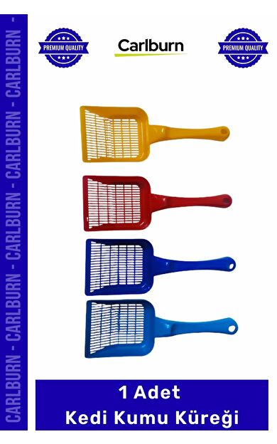 Özel Üretim Dayanıklı Ergonomik Elekli Hijyenik Pratik Temizlik Sağlayan Kaliteli Kedi Kumu Küreği