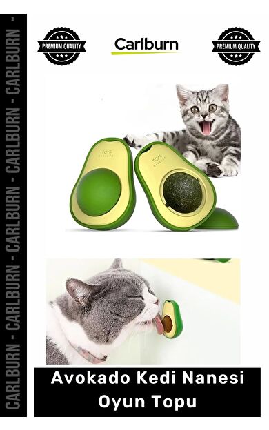 Özel Üretim Diş Temizleyici Stres Giderici Doğal Catnip Sağlıklı Hijyen Avokado Kedi Nanesi Oyun Top