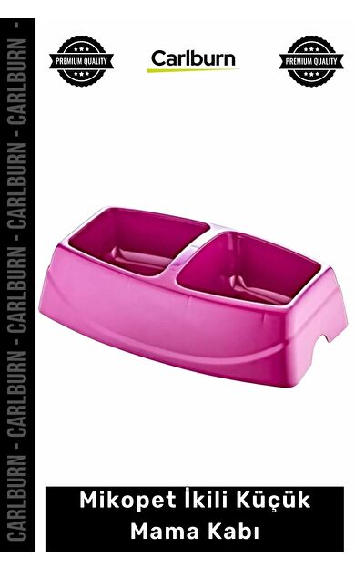 #MamaSuKabı Birinci Sınıf Plastik Sağlıklı Renkli İkili Küçük Kedi Köpek Beslenme Mama Su İstasyonu
