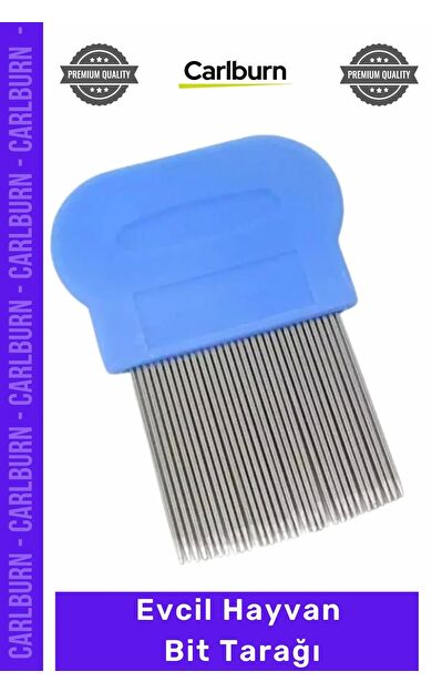 #Petshop Profesyonel Tasarım Metal Dişli Saç Derisi Dostu Kaymaz Saplı Hijyenik Sağlıklı Bit Tarağı