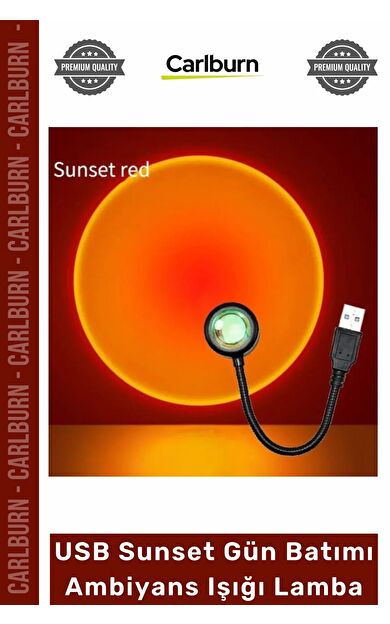 #GeceLambası Fotoğraf Video Çekim Esnek Gövde Taşınabilir USB Sunset Gün Batımı Ambiyans Işığı Lamba
