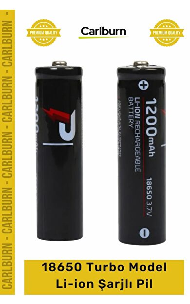 #Pil Orijinal 37 V 1200 Mah Şarj Edilebilir 18650 Turbo Model Liion Şarjlı Pillü USB Şarj Edil