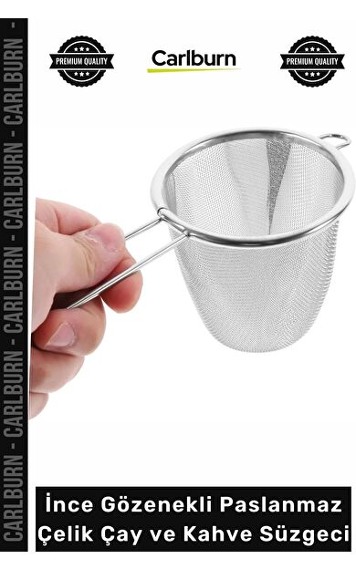 #Süzgeç Mikro Filtre Ergonomik Kupa Demlik İnce Gözenekli Paslanmaz Çelik Çay Kahve Süzgeci